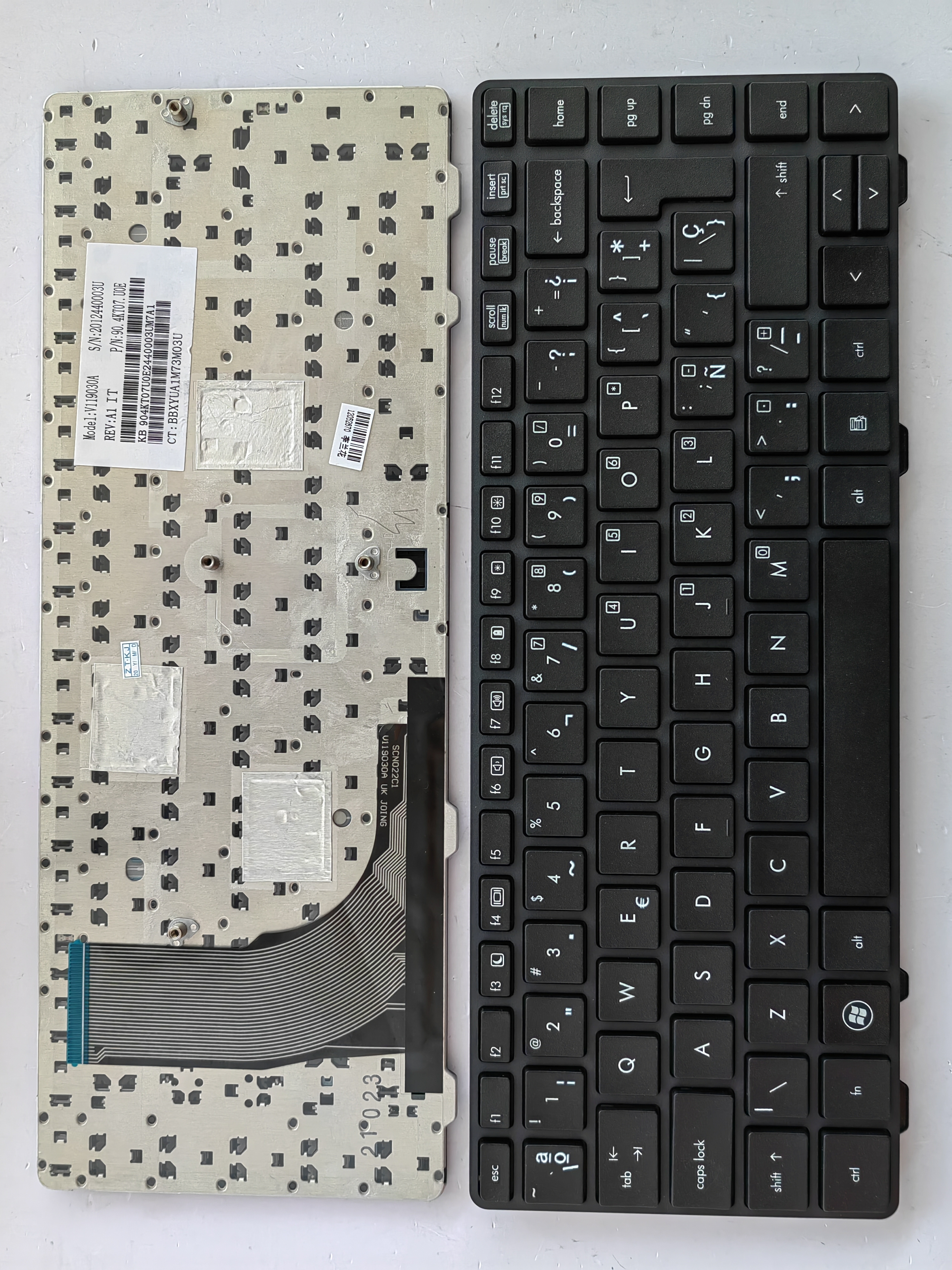 Picture of New Replacement Laptop Keyboard For HP 6360B BLACK FRAME BLACK (OEM) SP Layout